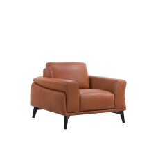 Lucca Top Grain Leather Chair Cognac